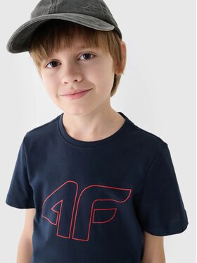 4F 4F T-Shirt 4FJWM4FJWMM00TTSHM1627-31S Granatowy Regular Fit