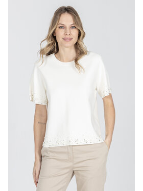 Deni Cler Milano Deni Cler Milano Sweter T-DC-S206-F2-20-12-1 Écru Regular Fit