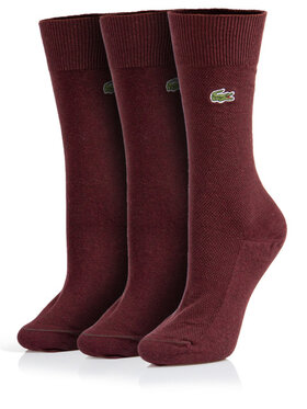 Lacoste Lacoste Skarpety Wysokie Męskie RA4744-8S5 R. 41-46 Czerwony