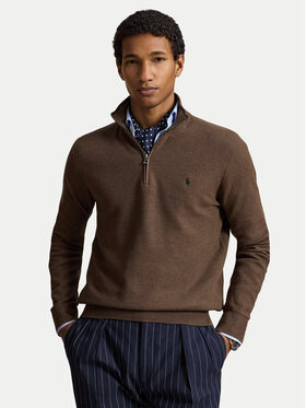 Polo Ralph Lauren Polo Ralph Lauren Πουλόβερ 710B18060002 Σκούρο καφέ Regular Fit