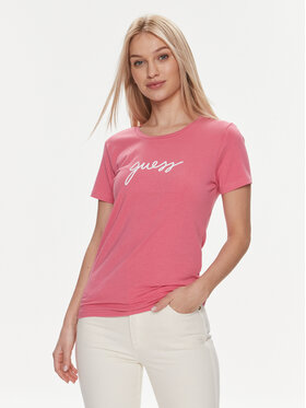 Guess Guess T-Shirt Carrie O4RM09 KBBU1 Bílá Regular Fit