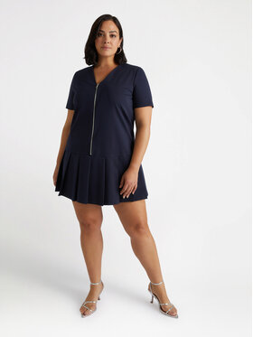 Fiorella Rubino Fiorella Rubino Sukienka codzienna 7053T001698N034 Niebieski A-Line Fit