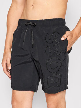 BOSS Boss Szorty kąpielowe Whale 50469329 Czarny Regular Fit