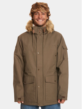 Quiksilver Quiksilver Zimska jakna Long Trip Jckt EQYJK03988 Smeđa Regular Fit