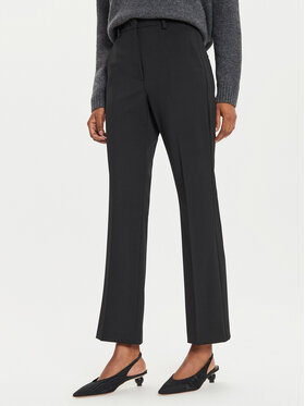 Weekend Max Mara Weekend Max Mara Szövet nadrág Estasi 2425136032 Fekete Straight Fit