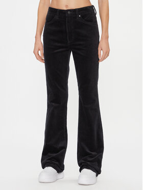 Wrangler Wrangler Kalhoty z materiálu Westward 112144786 Černá Bootcut Fit