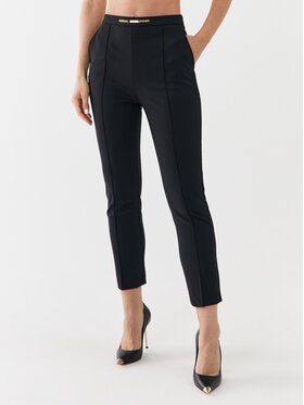 Elisabetta Franchi Elisabetta Franchi Stoffhose PA-011-36E2-V310 Schwarz Slim Fit