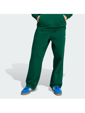 adidas adidas Spodnie materiałowe 150893 Zielony Loose Fit