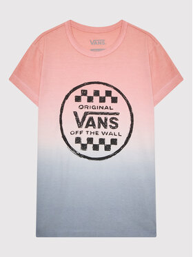 Vans Vans T-shirt Sunset Wash VN0A7RUJ Ružičasta Regular Fit