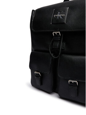 Calvin Klein Calvin Klein Rucsac Bold Pebble Flap Backpack LV04D3565G Negru