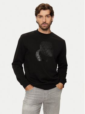 KARL LAGERFELD KARL LAGERFELD Pulóver 705039 544910 Fekete Regular Fit