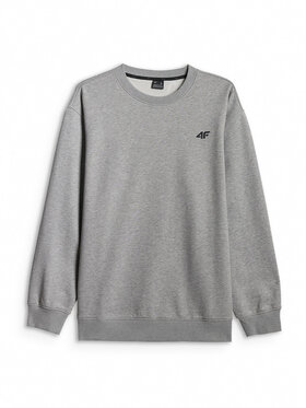 4F 4F Bluza NOS Szary jasny Regular Fit
