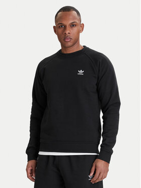 adidas adidas Mikina Trefoil Essentials IY4932 Čierna Regular Fit