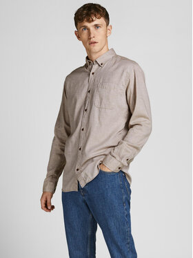Jack&Jones Jack&Jones Košulja Classic Spring 12199505 Bež Slim Fit