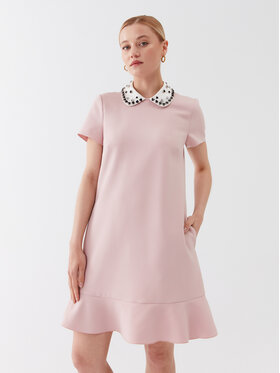 Red Valentino Red Valentino Vsakodnevna obleka 2R3VAGV05LB Roza Regular Fit