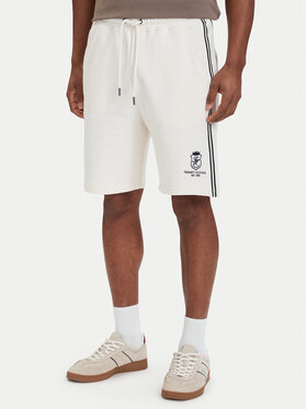 Tommy Hilfiger Tommy Hilfiger Szorty sportowe Crest Embroidery MW0MW42878 Beżowy jasny Relaxed Fit