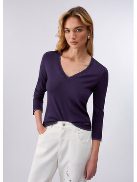 Liu Jo Liu Jo Sweter WA6282MS49I93725 Fioletowy Regular Fit
