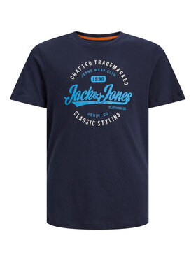 Jack&Jones Junior Jack&Jones Junior T-Shirt 12237103 Granatowy Relaxed Fit