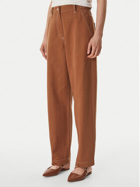 Guess Guess Jeansy W6GB10 W1805 Hnědá Relaxed Fit