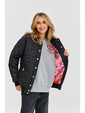 NAOKO NAOKO Kurtka bomber Own the Universe Czarny Regular Fit