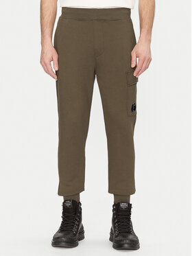 C.P. Company C.P. Company Pantaloni trening 18CMSP017A005086W Verde Regular Fit