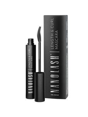Nanolash Nanolash Length & Curl Mascara wydłużający i podkręcający tusz do rzęs 10ml Tusz do rzęs czarny