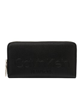 Calvin Klein Calvin Klein Portfel PORTFEL DAMSKI Z/A WALLET LG Biały