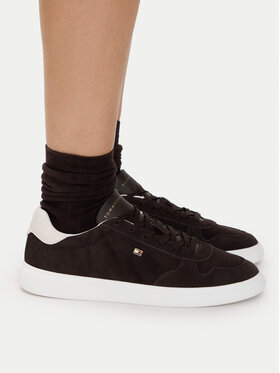 Tommy Hilfiger Tommy Hilfiger Sneakersy Icon Court Light Leather FW0FW09593 Béžová
