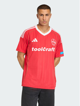 adidas adidas Koszulka techniczna 1. FC Nürnberg 25/26 Czerwony Regular Fit