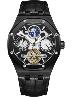 Beverly Hills Polo Club Beverly Hills Polo Club Zegarek BP3787X.651 Czarny