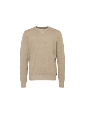 Blend Blend Sweter 20715850-161315 Beżowy Regular Fit