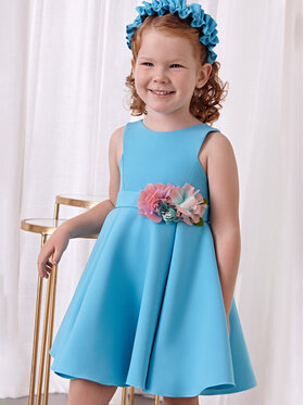 Abel & Lula Abel & Lula Elegantna haljina 5062 Plava Regular Fit