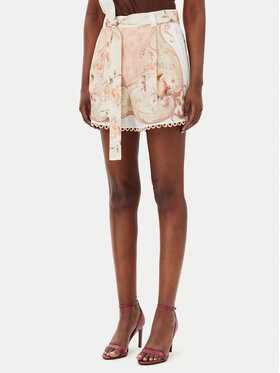 TWINSET TWINSET Шорти от плат 251TT2443 Бежов Regular Fit