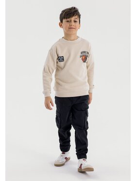 minoti minoti Bluza 23fleece65 Biały Oversize