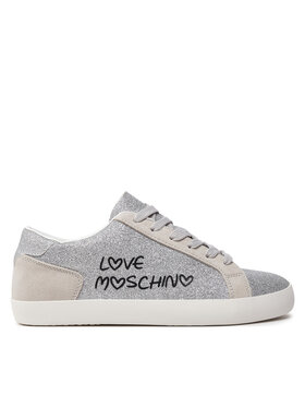 LOVE MOSCHINO LOVE MOSCHINO Sneakersy JA15512G0IJK190A Srebrny