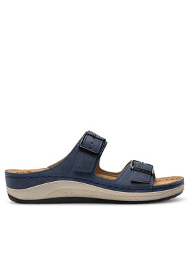 Inblu Inblu Klapki PF030100 Granatowy