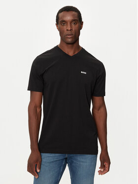 Boss Футболка Tee V 50506347 Чорний Regular Fit