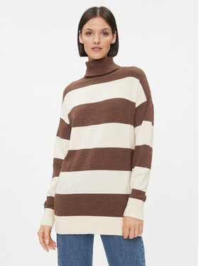 ONLY ONLY Rollkragenpullover 15294128 Braun Regular Fit
