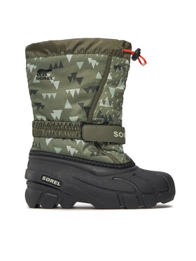 Sorel Sorel Čizme za snijeg Youth Flurry™ Print NY3504-397 Zelena