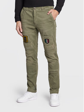 Aeronautica Militare Aeronautica Militare Pantalon en tissu 222PA1508CT3001 Vert Regular Fit