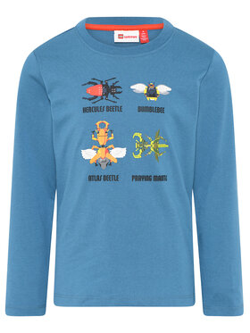 LEGO Wear LEGO Wear Bluzka 11010574 Niebieski Regular Fit