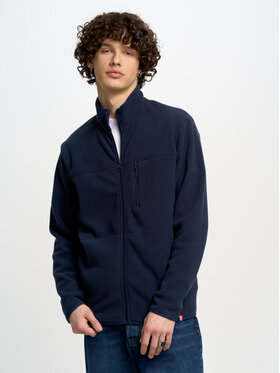 BIG STAR BIG STAR Bluza MALKOM_403_170 Granatowy Basic Fit