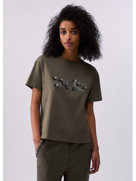 Liu Jo Liu Jo T-Shirt WA6238JS923P9330 Zielony Regular Fit