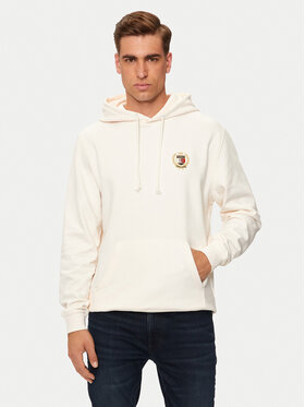 Tommy Jeans Tommy Jeans Bluza Flag DM0DM19762 Écru Regular Fit