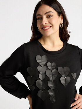 Fiorella Rubino Fiorella Rubino Bluza G905L008443N033 Czarny Regular Fit