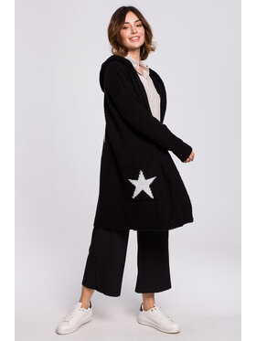 BeWear BeWear Kardigán bk063 Strieborná Baggy Fit