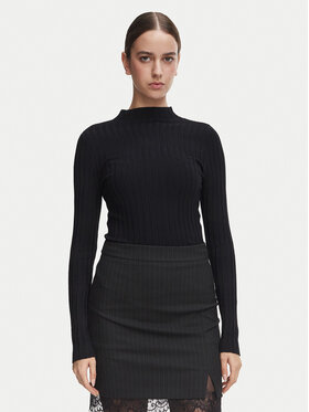 Morgan Morgan Bluza 252-MROYA Črna Slim Fit