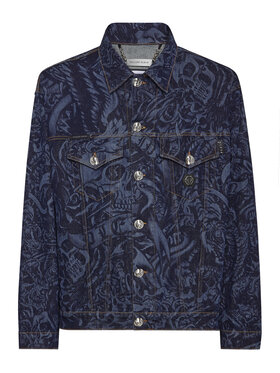 PHILIPP PLEIN PHILIPP PLEIN Kurtka jeansowa 19053 Błękitny Regular Fit
