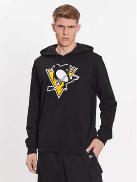 47 Brand 47 Brand Bluza NHL Pittsburgh Penguins Imprint 47 HELIX Pullover Hood HH015PEMIMH544142JK Czarny Regular Fit