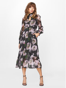 Ted Baker Ted Baker Koktejlové šaty Pohlley 272496 Čierna Regular Fit